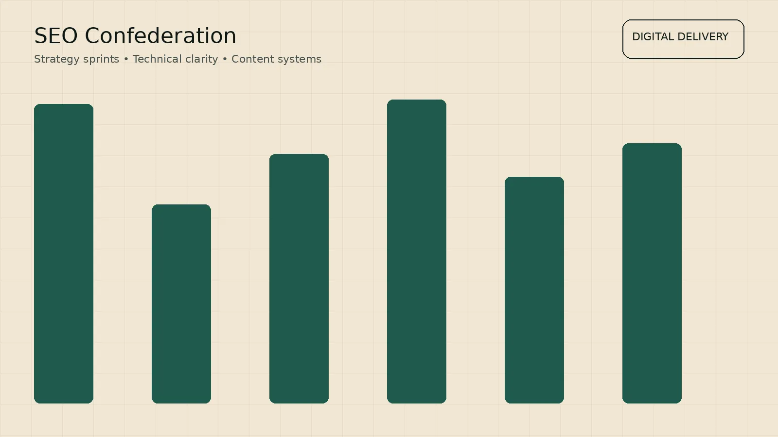 SEO Confederation report-style studio mockup