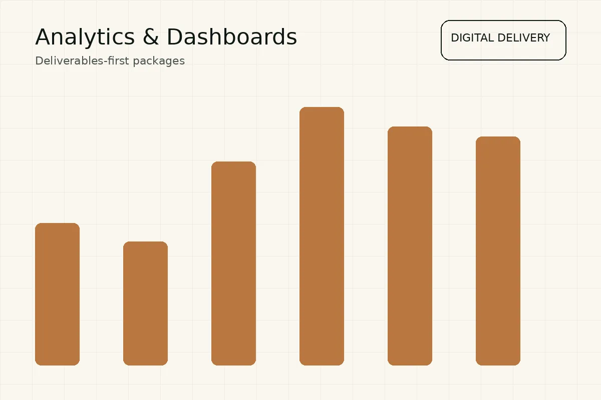Analytics and dashboards preview